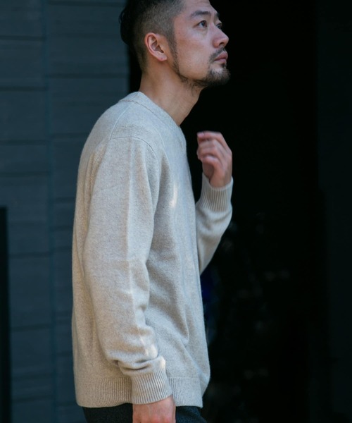 「URBAN RESEARCH ROSSO MEN」 長袖ニット X-LARGE インディゴブルー メンズ_画像6