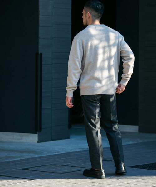 「URBAN RESEARCH ROSSO MEN」 長袖ニット X-LARGE インディゴブルー メンズ_画像9