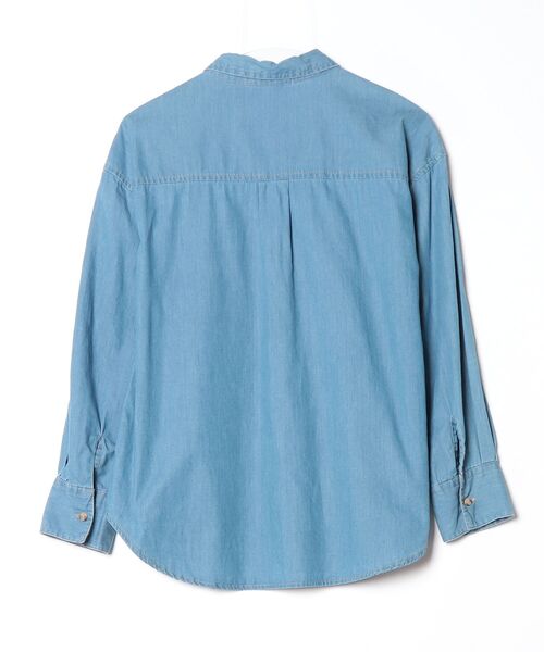 「SHOO・LA・RUE」 長袖シャツ 02 ブルー レディース_画像2