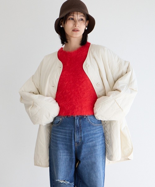 「LOWRYS FARM」 ジャケット FREE ベージュ レディース_画像4