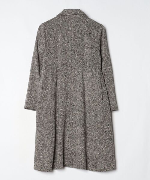 「ADIEU TRISTESSE」 ステンカラーコート 36 ブラック レディース_画像2