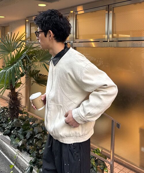 CIAOPANIC（チャオパニック） ブルゾン アウター 襟切替コットン