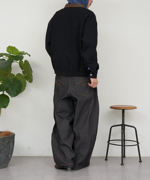 CIAOPANIC（チャオパニック） ブルゾン アウター 襟切替コットン