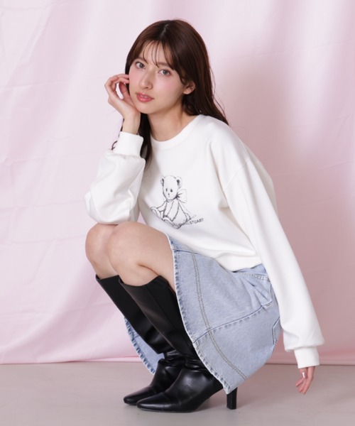 ジル バイ ジル スチュアート（JILL by JILL STUART）/＜BEARシリーズ＞プリントスウェット JILL by JILL STUART（ジルバイジルスチュアート） トレーナー