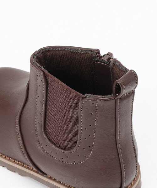 「petit main」 「KIDS」ブーツ 19cm ライトベージュ キッズ_画像3