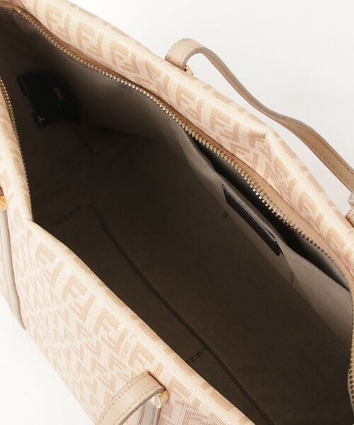 Fendi FFロゴ ハンドバッグ ベージュ Fendi ベージュ ロゴ ハンドバッグ フェンディ FENDI FF ロゴ カバン