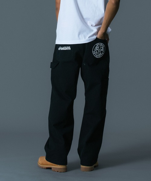パンツ XLARGE×AFTERMATH PAINTER PANTS メンズ レディース : ZOZOTOWN