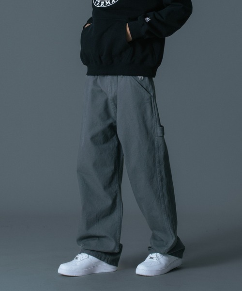 パンツ XLARGE×AFTERMATH PAINTER PANTS メンズ レディース : ZOZOTOWN