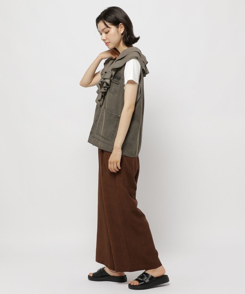 niko and…（ニコアンド） ベスト FREE ブラック レディース : ZOZOTOWN