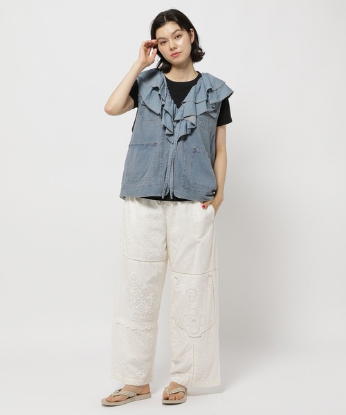 niko and…（ニコアンド） ベスト FREE ブラック レディース : ZOZOTOWN