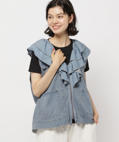 niko and…（ニコアンド） ベスト FREE ブラック レディース : ZOZOTOWN