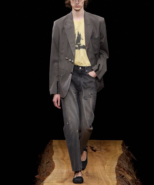 ジャケット テーラードジャケット 「M A S U」RED BAR TACK TAILORED JACKET メンズの画像