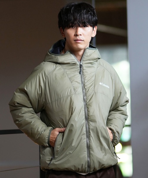 Columbia カーキ ダウンジャケット L Columbia（コロンビア） ブルゾン L カーキ メンズ : ZOZOTOWN Yahoo