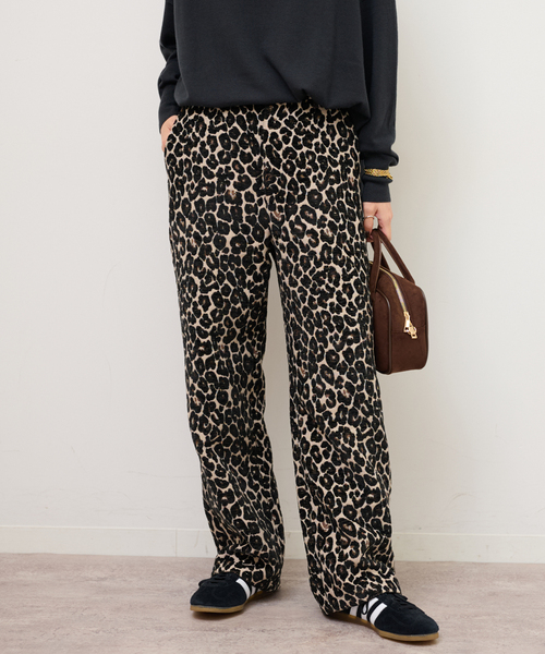 JOURNAL STANDARD relume レオパードジャガードパンツ 36 JOURNAL STANDARD relume（ジャーナルスタンダード レリューム