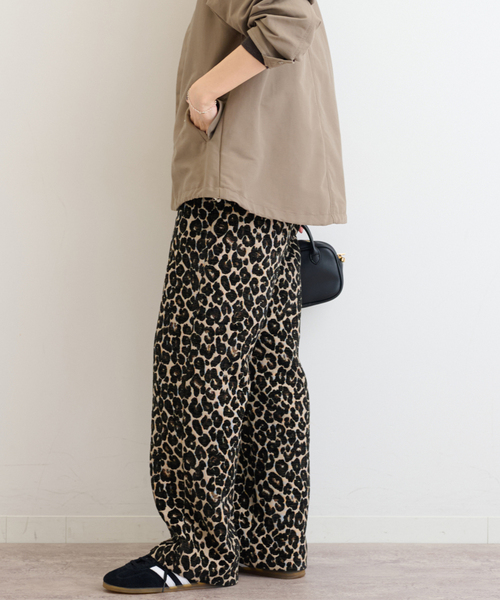 レオパードジャガードパンツ　JOURNAL STANDARD relume JOURNAL STANDARD relume（ジャーナルスタンダード レリューム
