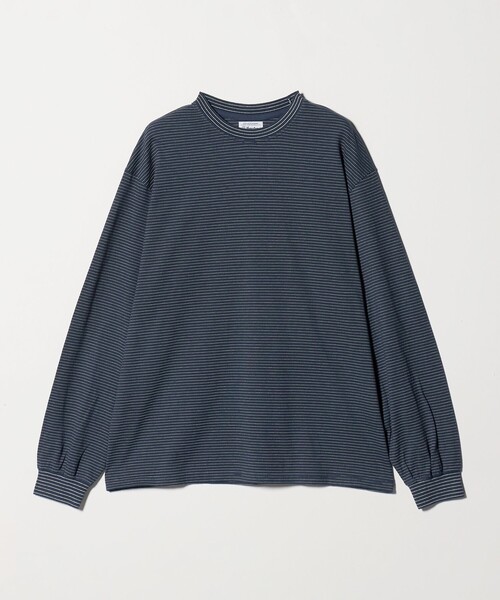 Yonetomi NEW BASIC tシャツ 「別注」「YONETOMI」 ボーダー クルー
