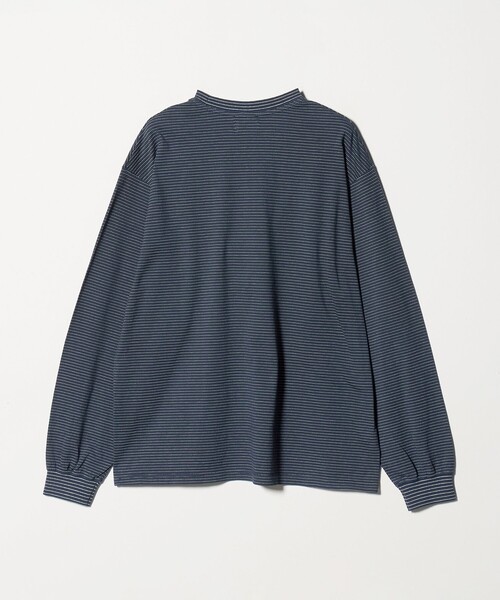 Yonetomi NEW BASIC tシャツ 「別注」「YONETOMI」 ボーダー クルー 