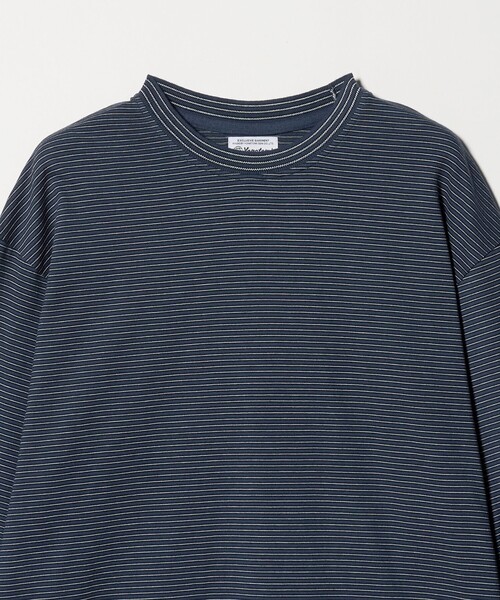 Yonetomi NEW BASIC tシャツ 「別注」「YONETOMI」 ボーダー クルー 