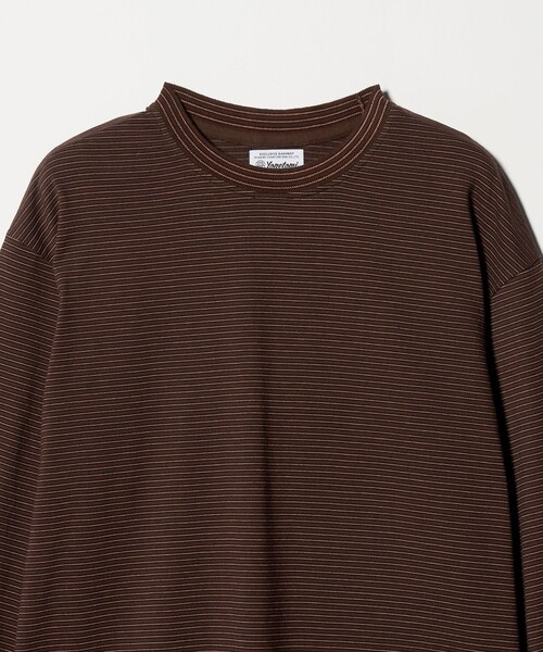 Yonetomi NEW BASIC tシャツ 「別注」「YONETOMI」 ボーダー クルー