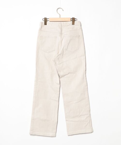 「upperhights」 デニムパンツ 23 ベージュ レディース_画像2