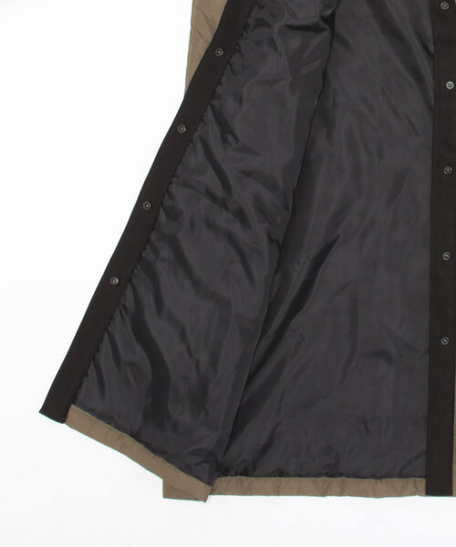 「Re.Verofonna」 ノーカラーコート MEDIUM モカ レディース_画像3