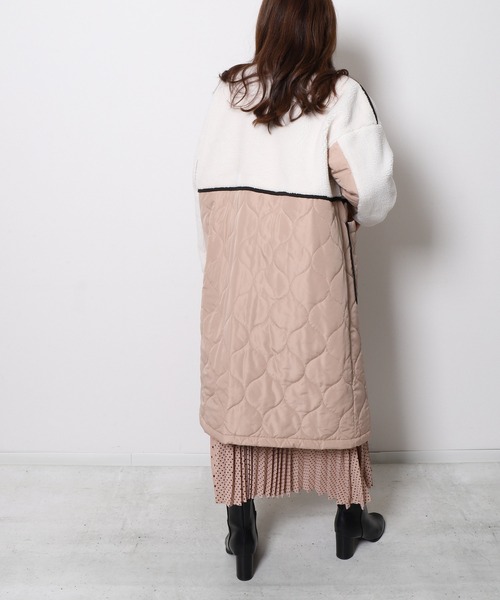 「Re.Verofonna」 ノーカラーコート MEDIUM モカ レディース_画像7