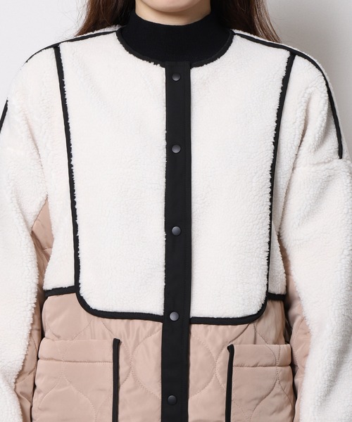 「Re.Verofonna」 ノーカラーコート MEDIUM モカ レディース_画像9