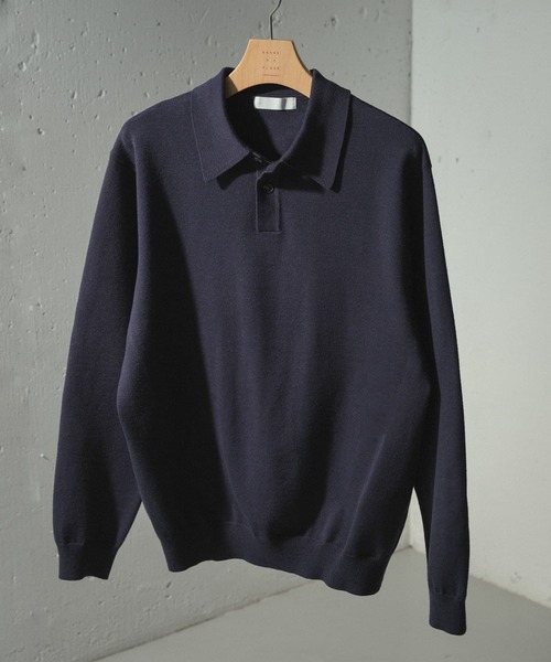 「SENSE OF PLACE by URBAN RESEARCH」 長袖ニット MEDIUM グレー メンズ_画像2