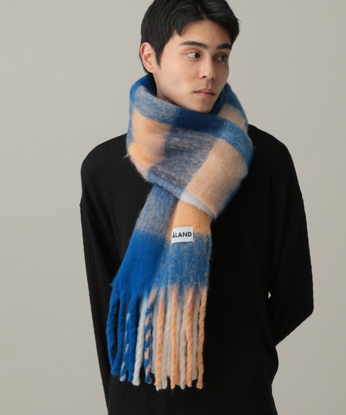 「ALAND」 ストール FREE ブラウン レディース_画像4