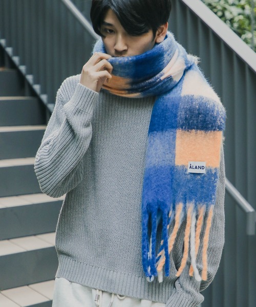 「ALAND」 ストール FREE ブラウン レディース_画像6