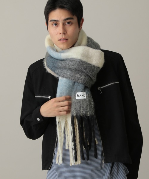 「ALAND」 ストール FREE ブラウン レディース_画像7