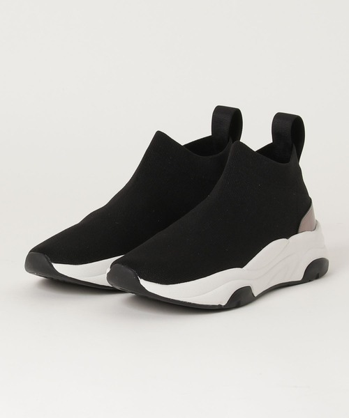 「+diana」 スリッポン 23.0cm ブラック レディース_画像9