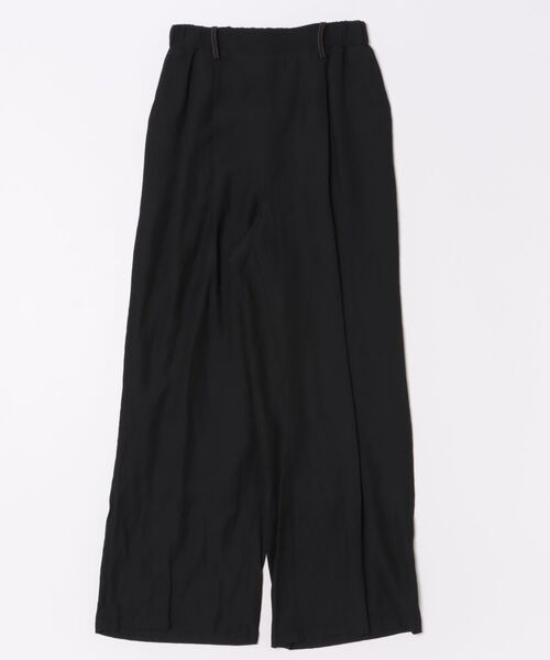 「Q」 パンツ MEDIUM ブラック レディース_画像2