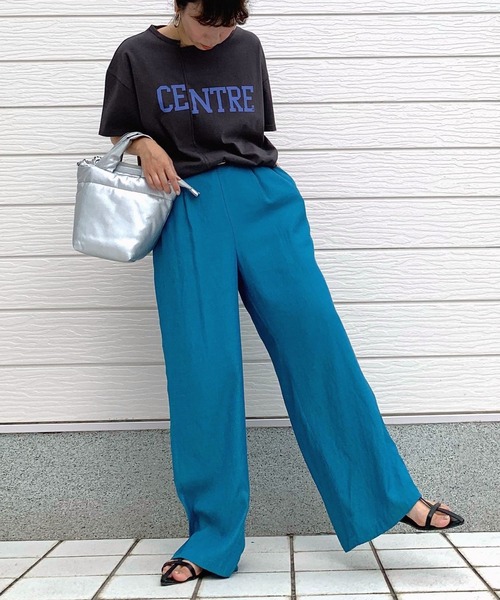 「Q」 パンツ MEDIUM ブラック レディース_画像6