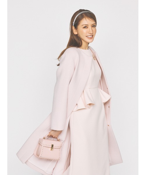 CELFORD（セルフォード） 7分袖ワンピース 38 レッド レディース