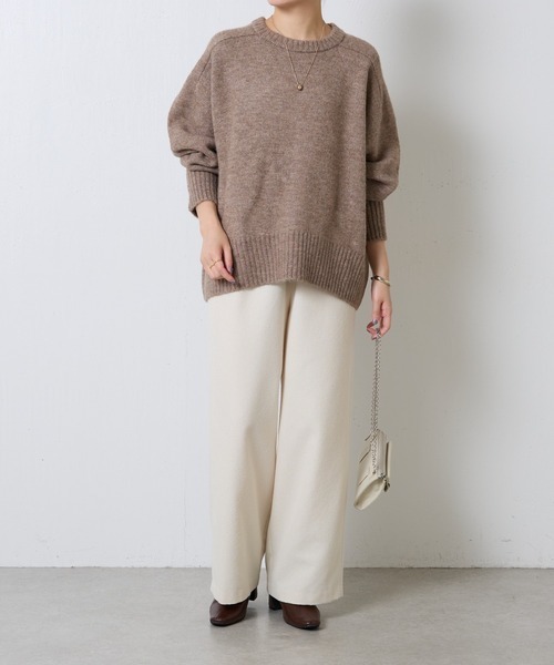 「COLLAGE GALLARDAGALANTE」 長袖ニット FREE ベージュ レディース_画像6
