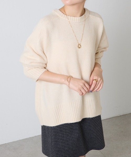 「COLLAGE GALLARDAGALANTE」 長袖ニット FREE ベージュ レディース_画像10