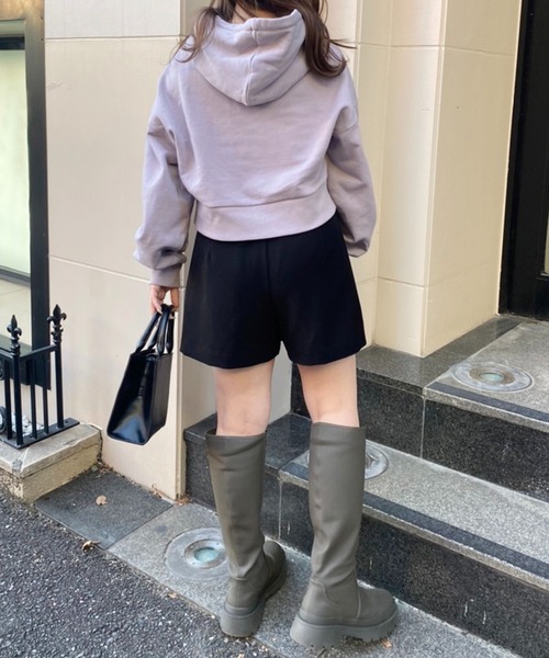 「one after another NICE CLAUP」 プルオーバーパーカー FREE オフホワイト レディース