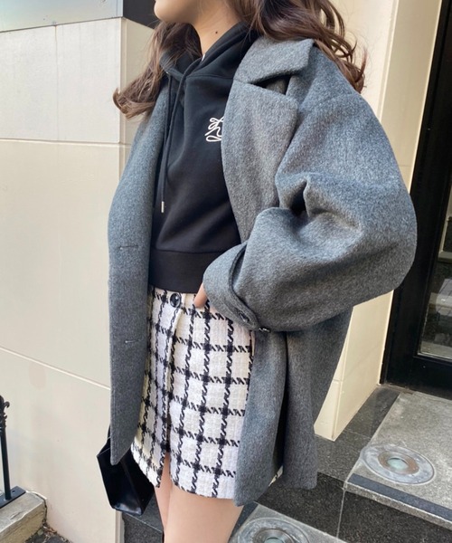 「one after another NICE CLAUP」 プルオーバーパーカー FREE オフホワイト レディース