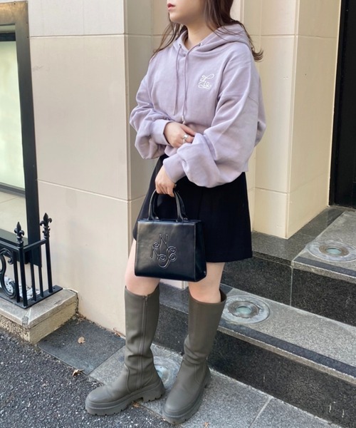 「one after another NICE CLAUP」 プルオーバーパーカー FREE オフホワイト レディース