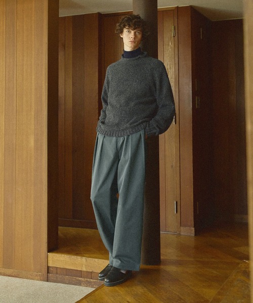 「Bleme」 長袖ニット M ブラック メンズ_画像5