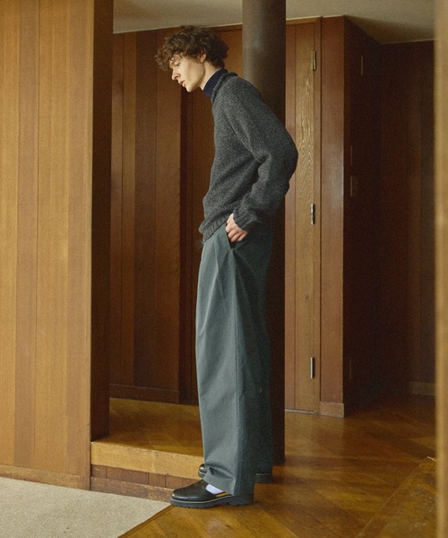 「Bleme」 長袖ニット M ブラック メンズ_画像6