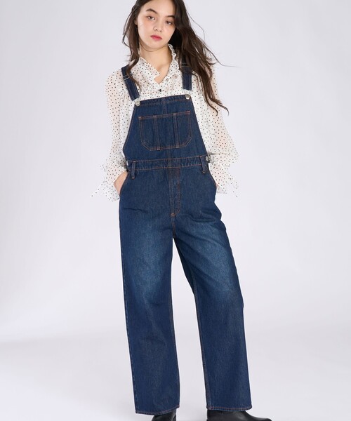 サロペット オーバーオール To b. by agnes b. × NEEDBY heritage PENELOPE WITH TO B. レディースの画像