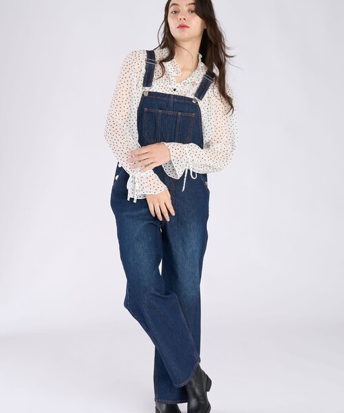 サロペット オーバーオール To b. by agnes b. × NEEDBY heritage PENELOPE WITH TO B. レディースの画像