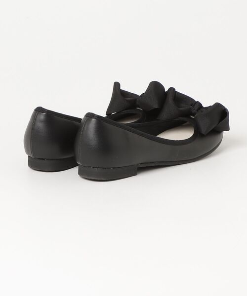 「神戸シューズ」 「arucco」フラットパンプス 22 ブラック レディース_画像2