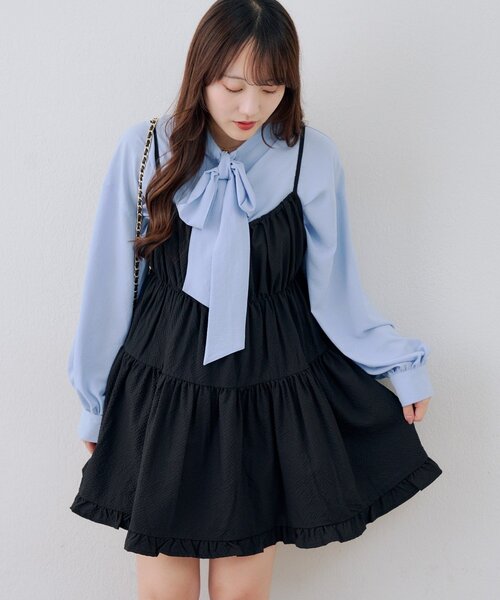 ⭐️プリーズ2017AWゴロゴロチュニック、未着用極美品⭐️ ANOTHER BRANCH OLIVE des OLIVE チュニック ティアードチュニック