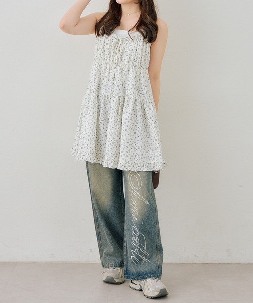 ANOTHER BRANCH OLIVE des OLIVE チュニック ティアードチュニック