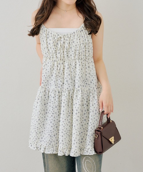 ANOTHER BRANCH OLIVE des OLIVE チュニック ティアードチュニック 