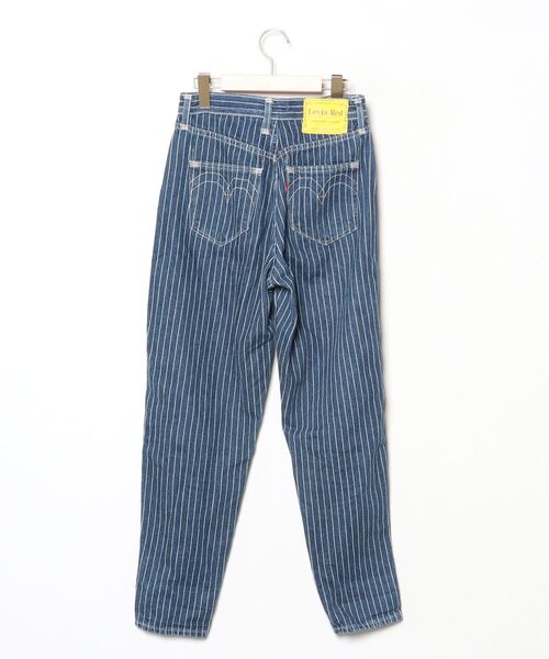 Levi's RED 「Levi's RED」 ストライプ柄デニムパンツ 25 ブルー