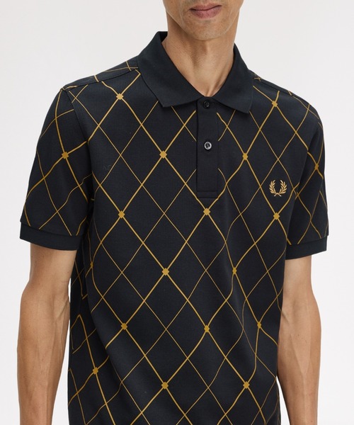FRED PERRY（フレッドペリー） ポロシャツ 半袖 Argyle Print Fred